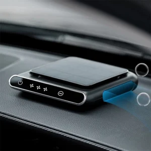 Car Air Purifier HEPA Filter LED Display Smart Anion Air Cleaner Odor Smoke Remover – Modern Lighting Solution