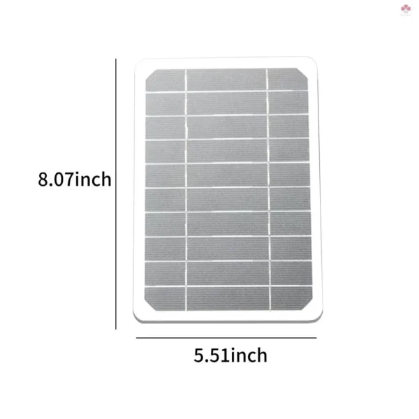 cn-11134207-7r98o-lvsiwz5okeha5b.webp 2W 5V Outdoor Solar Panel USB Phone Charger Camping Hiking – Reliable Power & Travel Essential