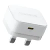 20W PD USB-C Fast Charger (White) – Reliable Power & Travel Essential