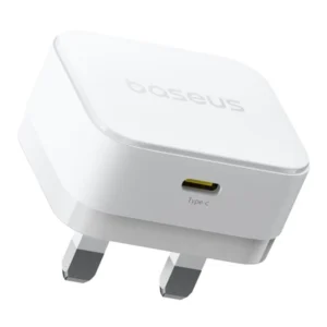20W PD USB-C Fast Charger (White) – Reliable Power & Travel Essential