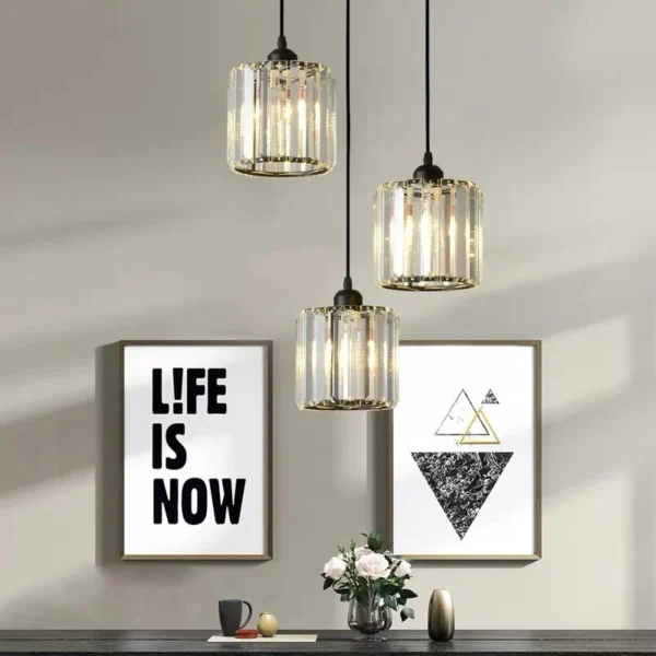 Modern Round LED Crystal Chandelier Living Room Bedroom Dining Room – Modern Lighting Solution