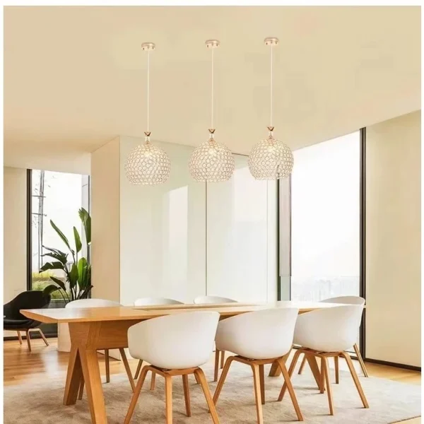 Nordic Circular Pendant Light Dining Room Living Room Staircase Bedroom – Modern Lighting Solution