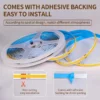 DC24V COB LED Strip Light 5M 10M 360LED Flexible High Density Backlight – Modern Lighting Solution