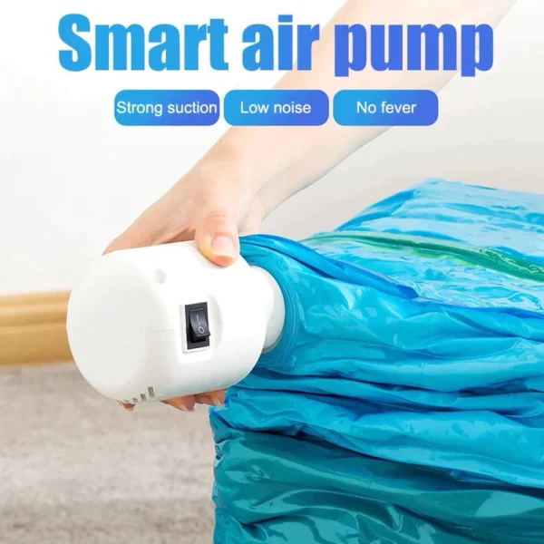 Mini Electric Vacuum Compression Pump for Travel Storage Bags – Reliable Power & Travel Essential