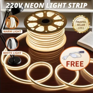 LED Strip Light Side Emitting Flexible Bendable with Free Plug – Modern Lighting Solution