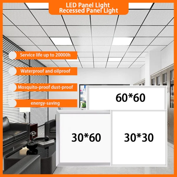 LED Panel Light 30x30cm 30x60cm 60x60cm Ultra Bright Energy Saving – Modern Lighting Solution